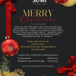 Kerst Menu Sumi