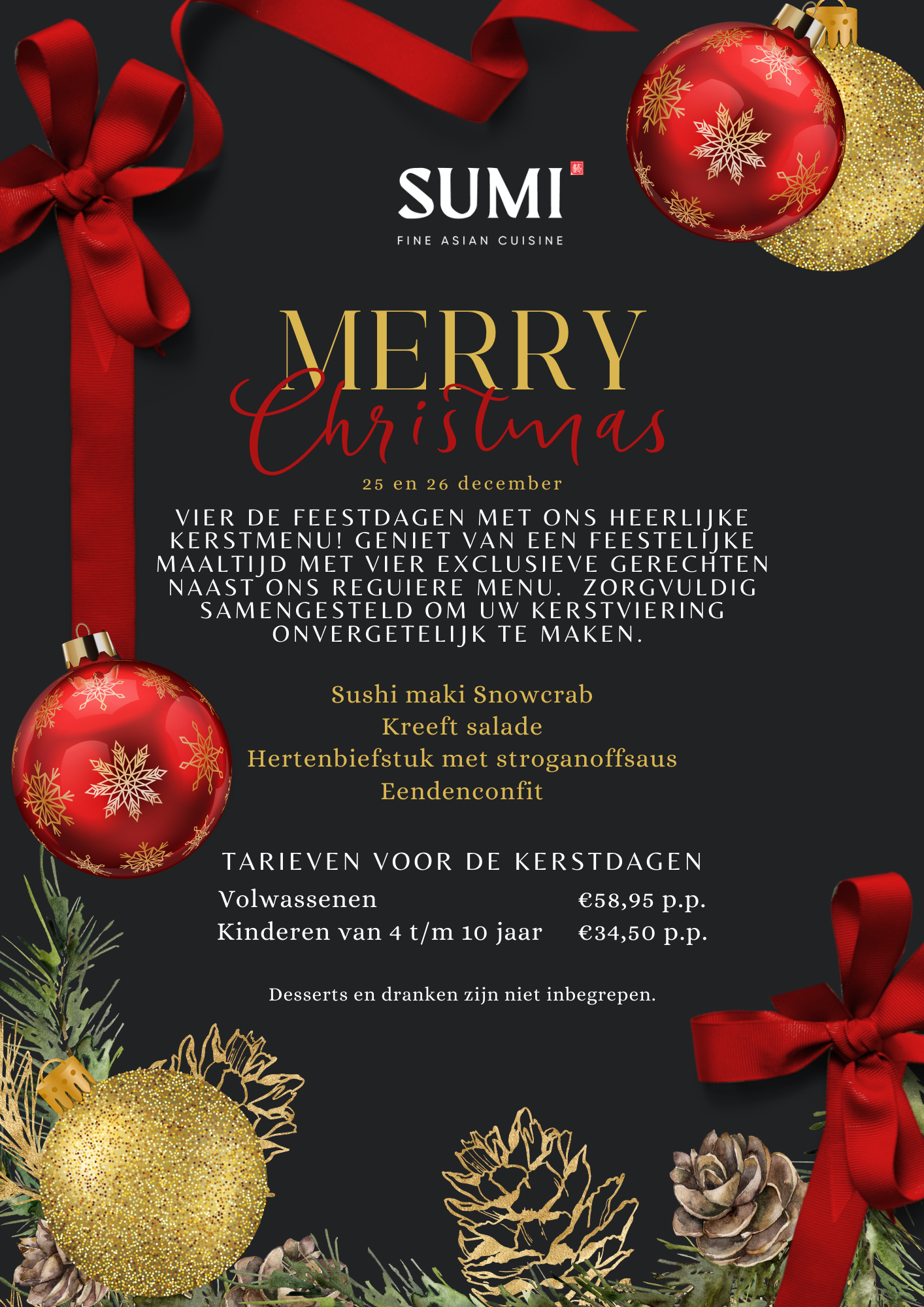 Kerst Menu Sumi